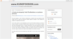 Desktop Screenshot of kungfoosion.com